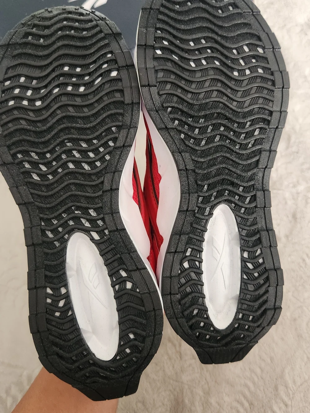 Reebok Kids' Red and Black Athletic Sneakers